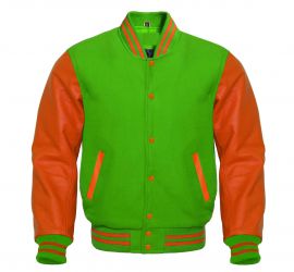 Varsity Jacket K.Green Orange