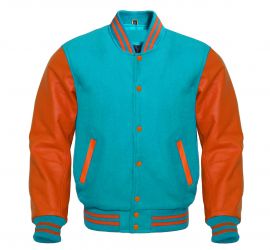 Varsity Jacket Tiffany Orange