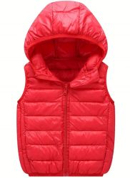 Red Puffer Hoodie