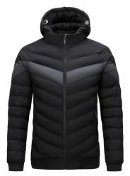 Black Puffer Hoodie
