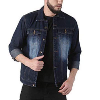 Denim Black Jacket