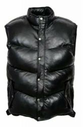 Men's Genuine Black Vest