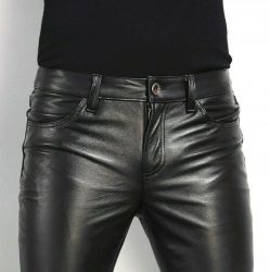 Balck Leather Pant