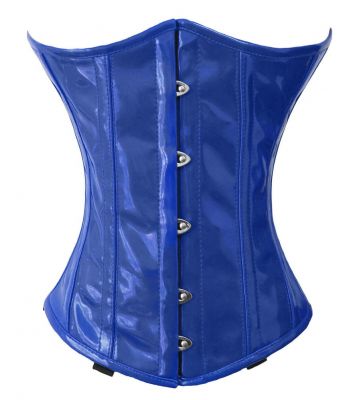 Under Bust  Royal PVC Corset