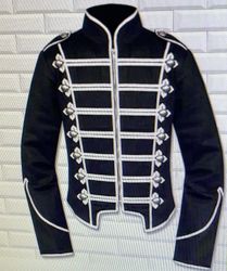 black White Halloween  Coat